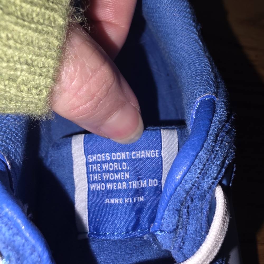 Anne Klein Blue Sports Sneakers NEW - Picture 5 of 5